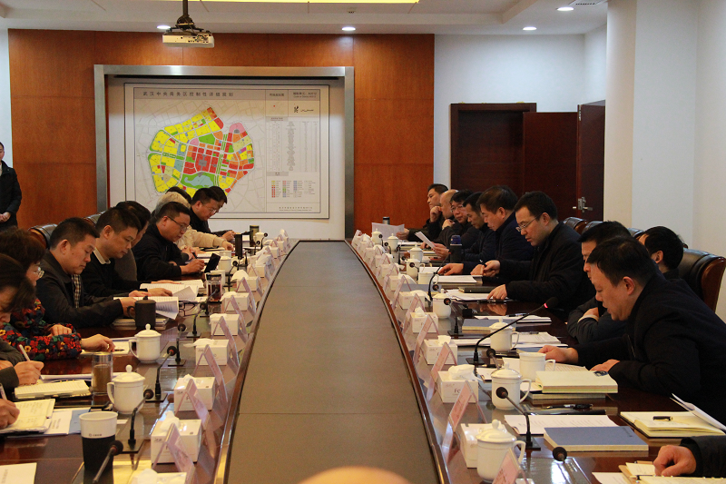 武漢中央商務區召開2018年建設座談會